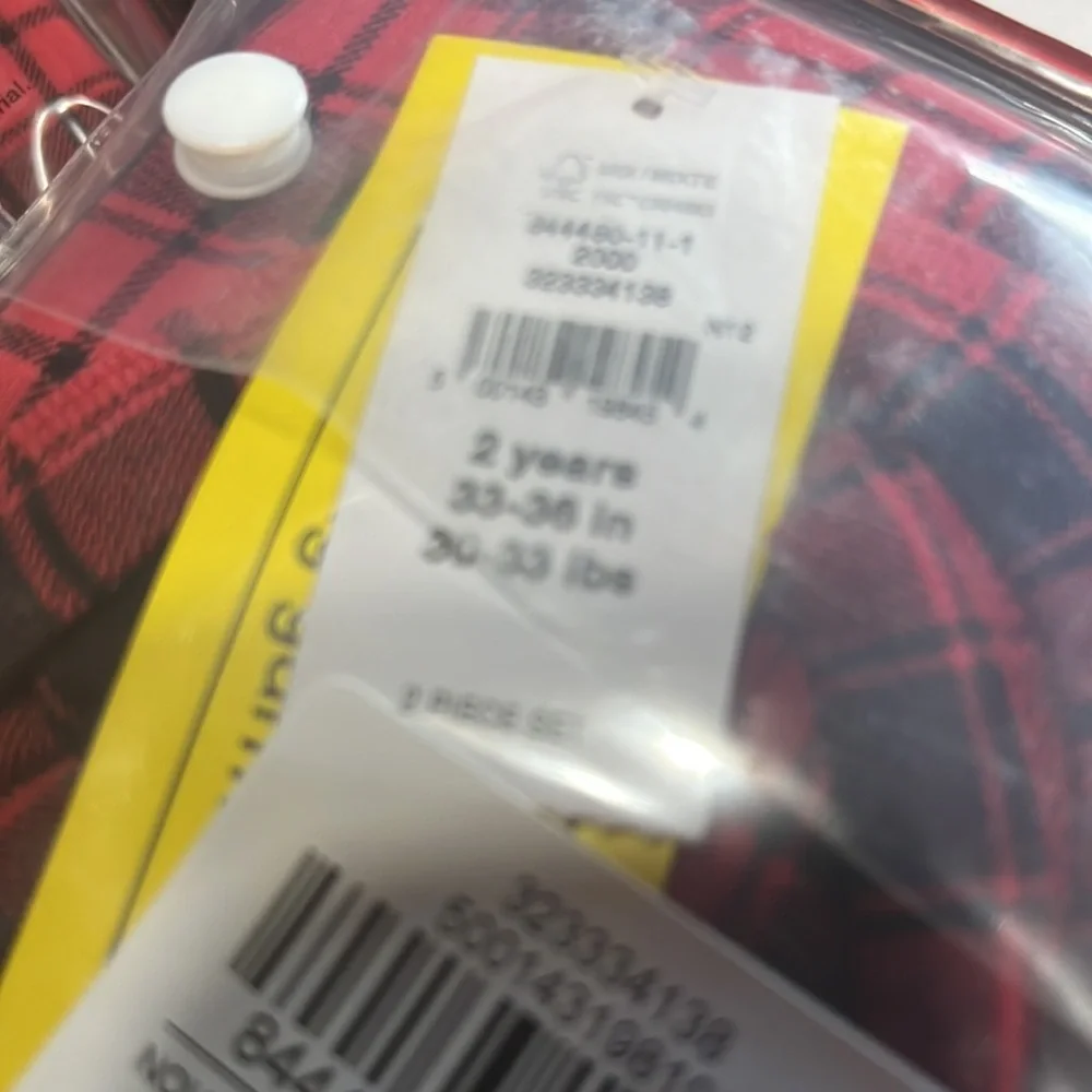 Red Plaid Kids Pajama Set - By Gap. Holiday. Winter. Unisex